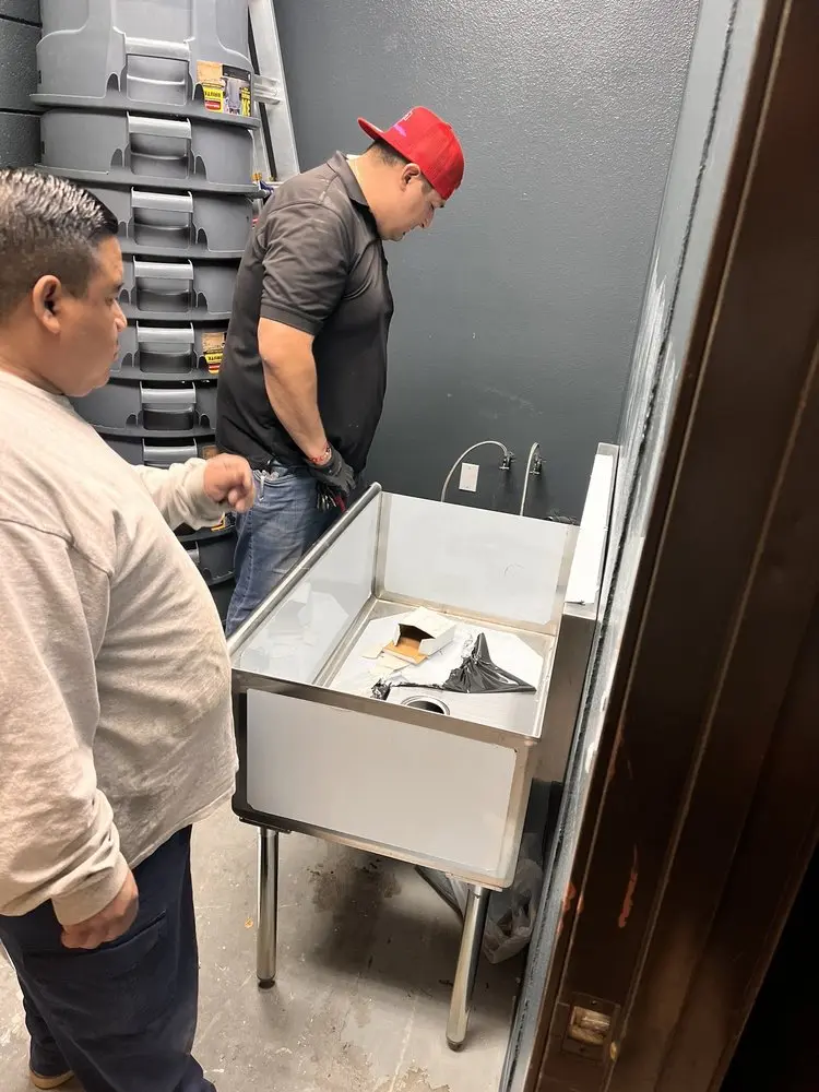 Commercial plumbing and sink installation in San Juan Capistrano